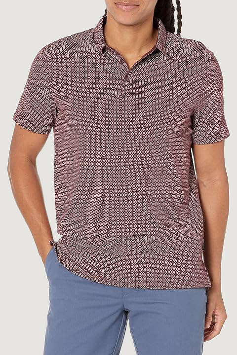Polo manica corta Armani Exchange  Bordeaux