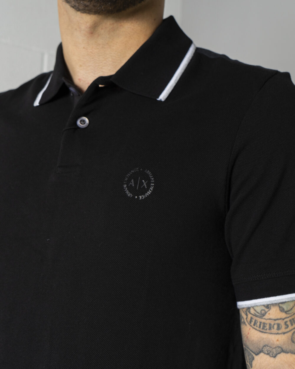 Polo manica corta Armani Exchange Nero - Foto 3