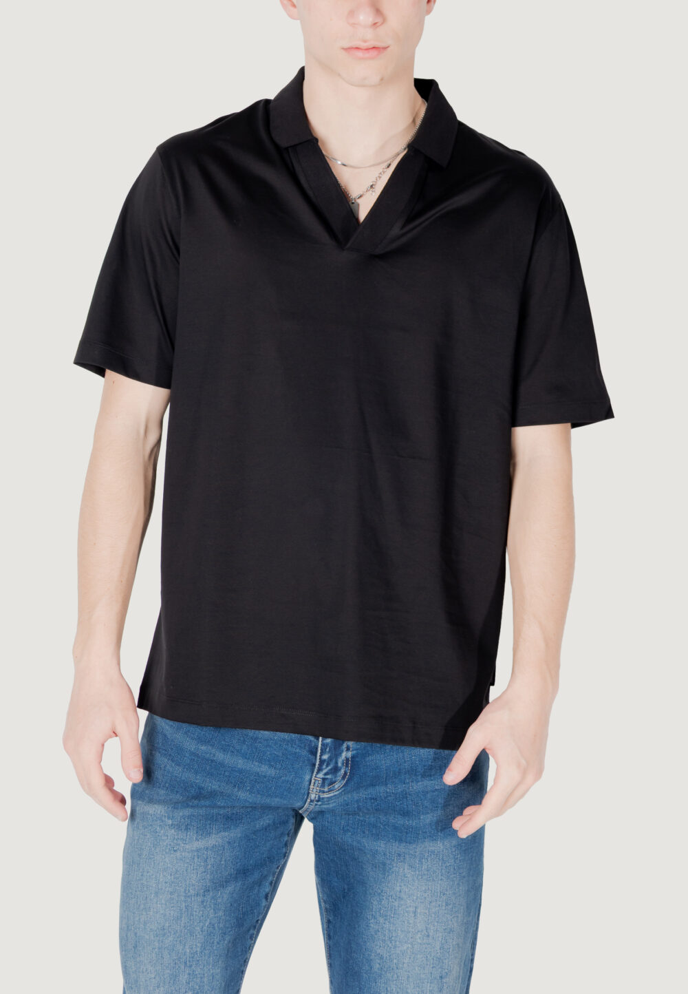 Polo manica corta Armani Exchange Nero - Foto 1