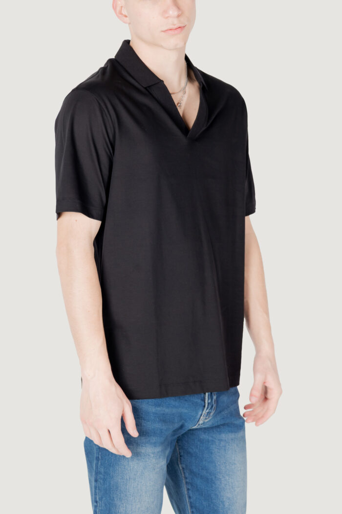 Polo manica corta Armani Exchange  Nero
