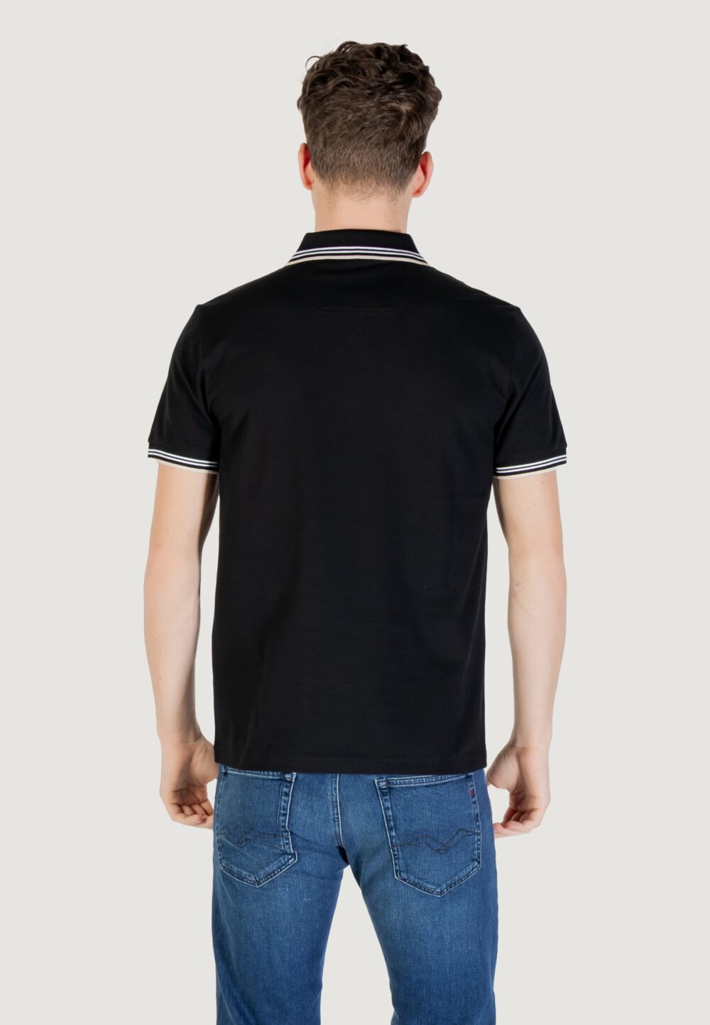Polo manica corta Boss paul 10255848 01 Nero - Foto 5