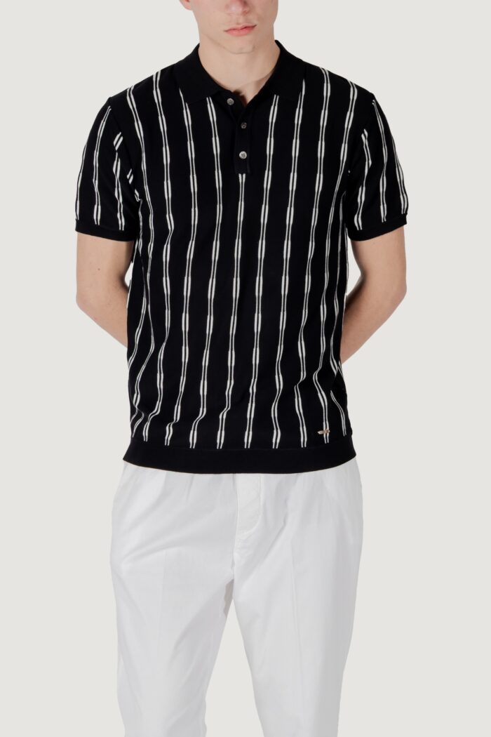 Polo manica corta Gianni Lupo  Nero