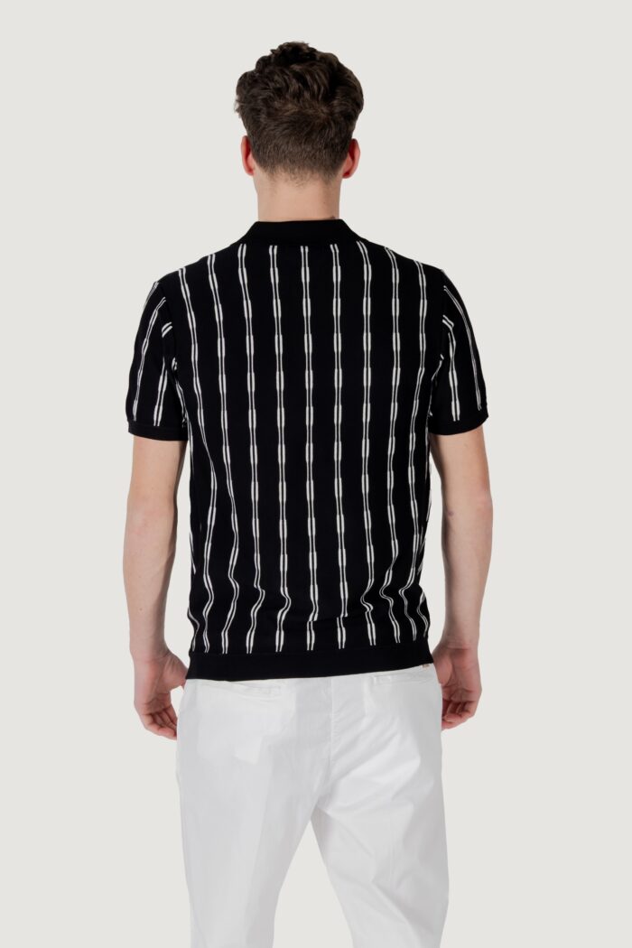 Polo manica corta Gianni Lupo  Nero