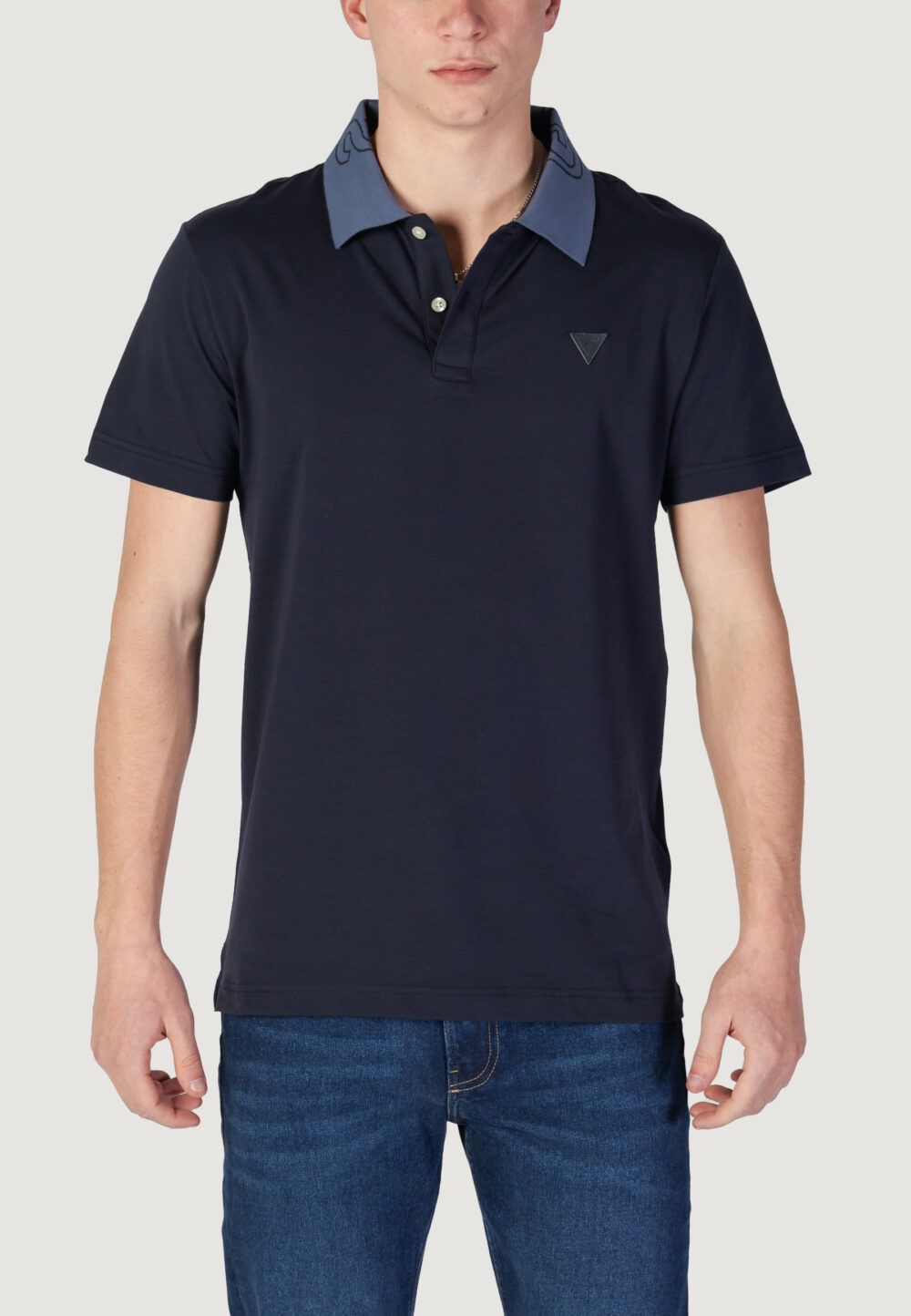 Polo manica corta Guess nolan ss Blu - Foto 7