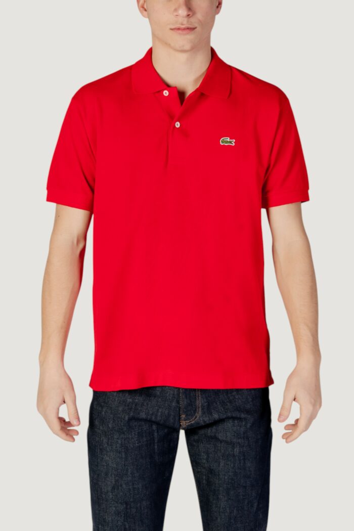 Polo manica corta LACOSTE  Rosso