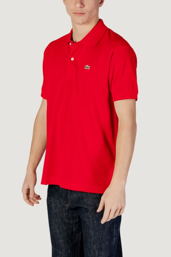 Polo manica corta LACOSTE  Rosso