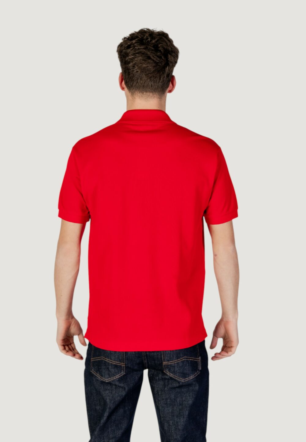 Polo manica corta LACOSTE Rosso - Foto 4