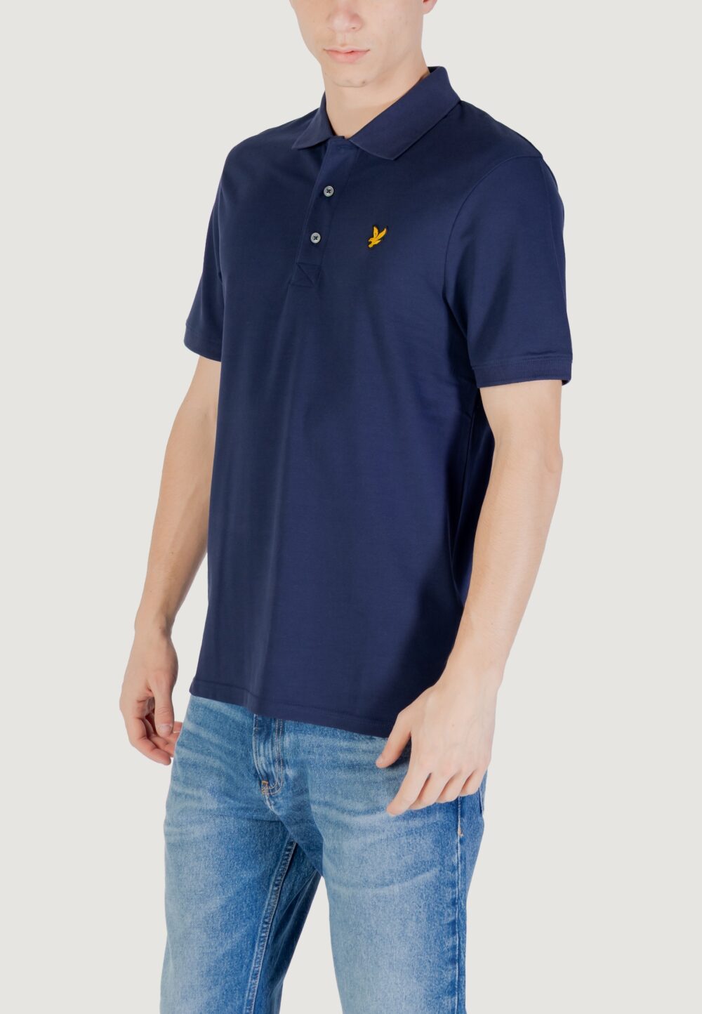 Polo manica corta Lyle & Scott Blu - Foto 2