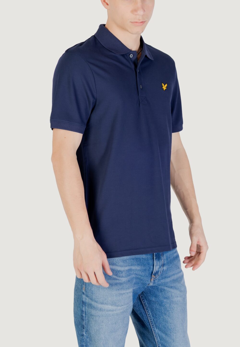Polo manica corta Lyle & Scott Blu - Foto 3