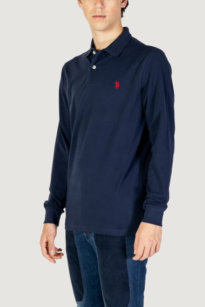 Polo manica lunga U.S. Polo Assn. must 000394 ehpd Blu