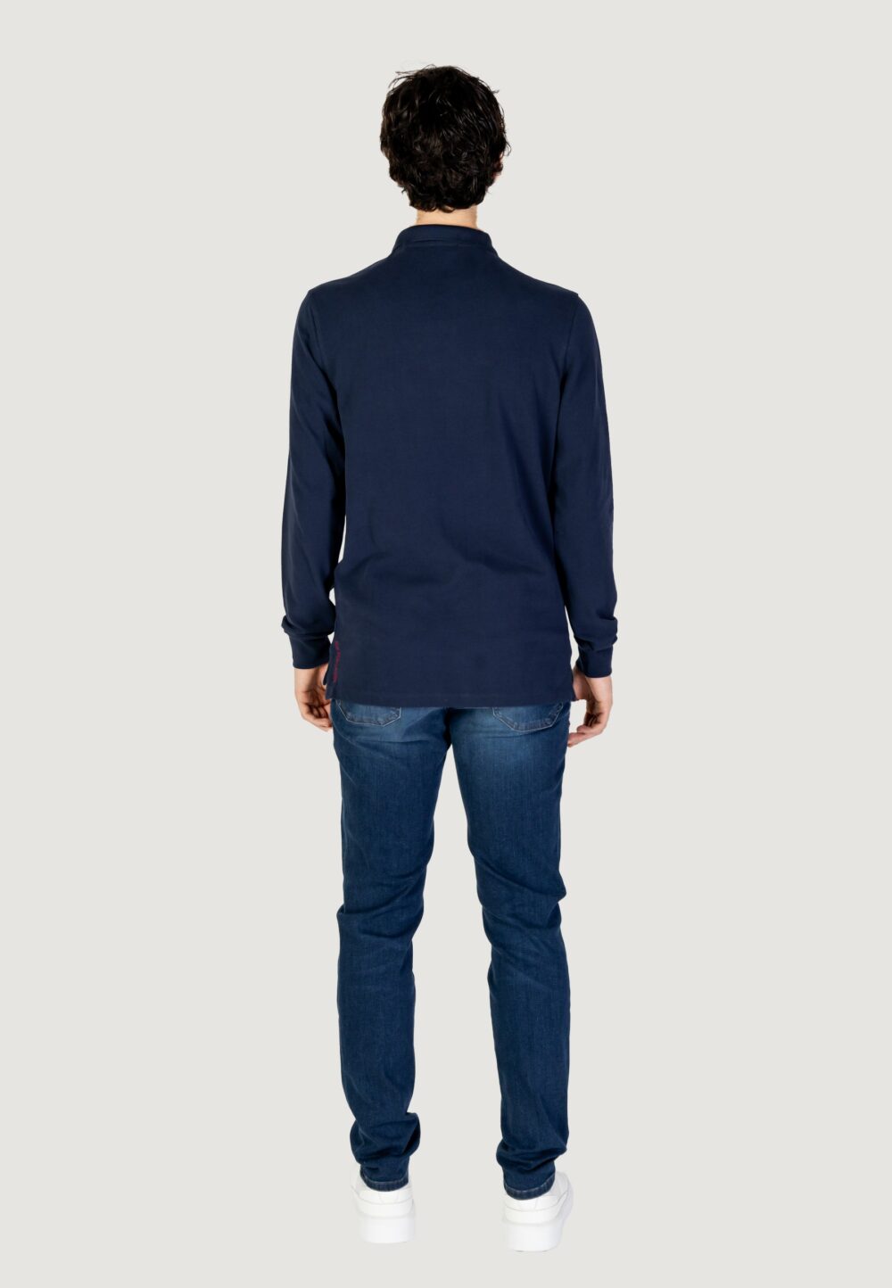 Polo manica lunga U.S. Polo Assn. must 000394 ehpd Blu - Foto 7