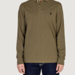 Polo manica lunga U.S. Polo Assn. must 000394 ehpd Verde Oliva - Foto 1