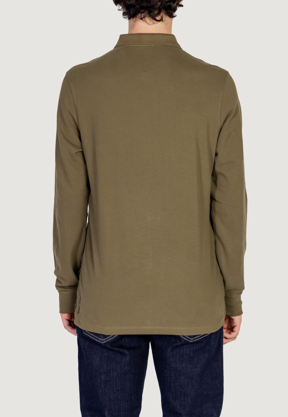 Polo manica lunga U.S. Polo Assn. must 000394 ehpd Verde Oliva - Foto 3