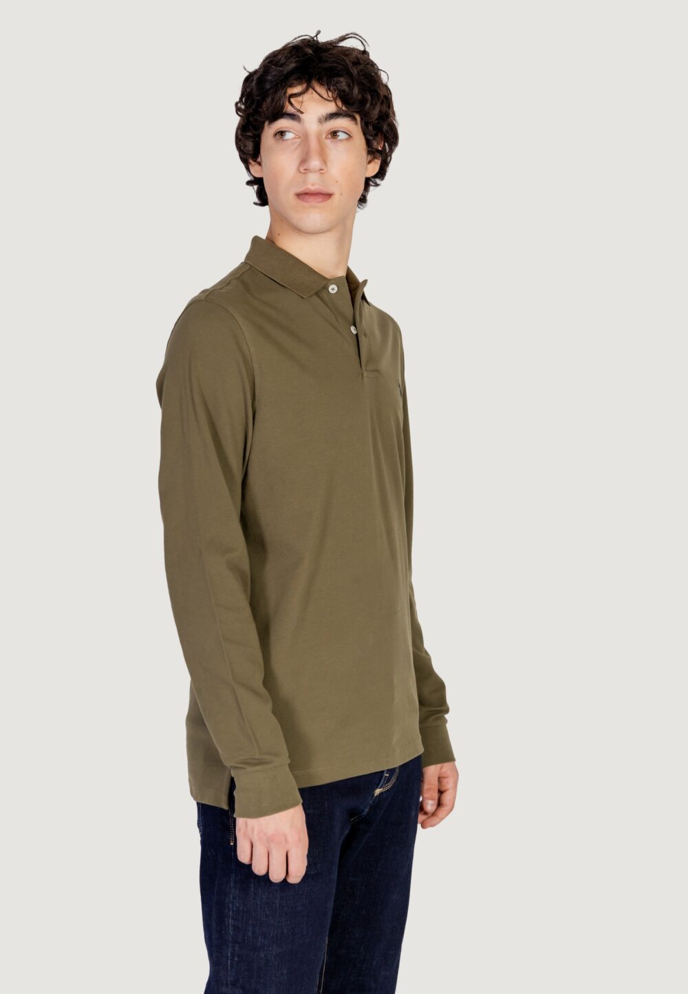 Polo manica lunga U.S. Polo Assn. must 000394 ehpd Verde Oliva - Foto 13