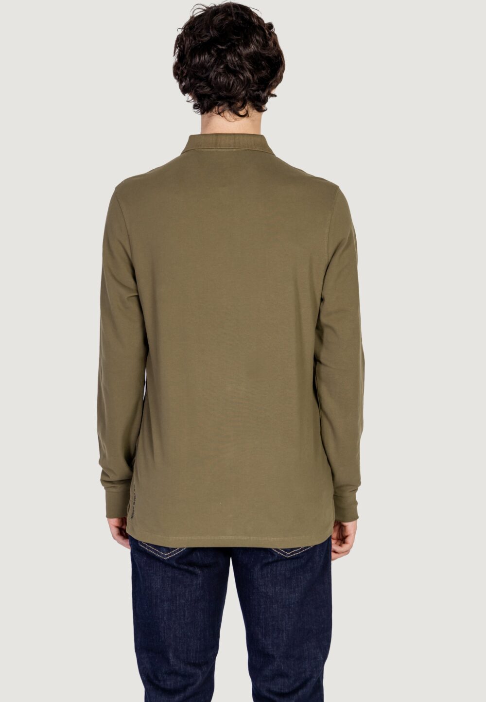 Polo manica lunga U.S. Polo Assn. must 000394 ehpd Verde Oliva - Foto 14
