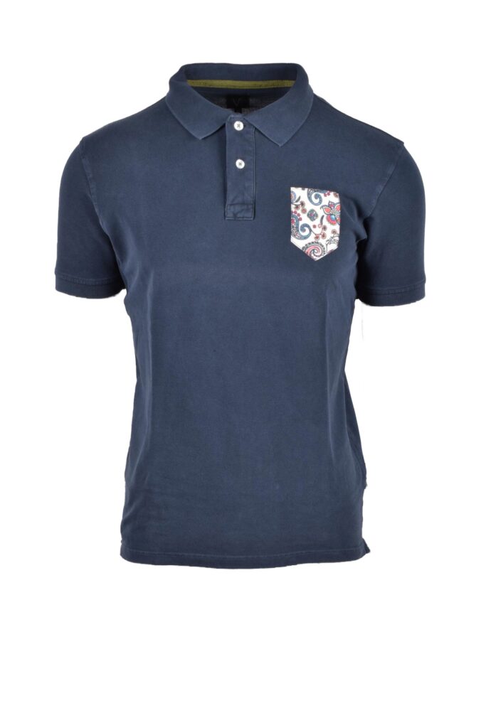 Polo manica corta V2 BRAND  Blu