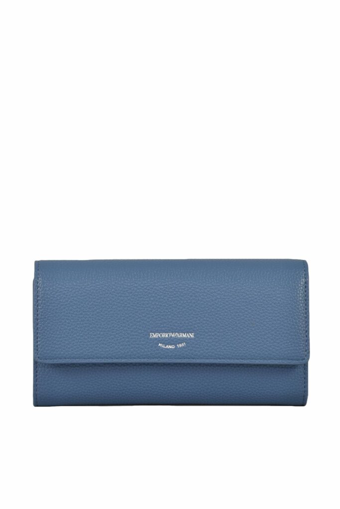 Portafoglio grande Emporio Armani  Blu