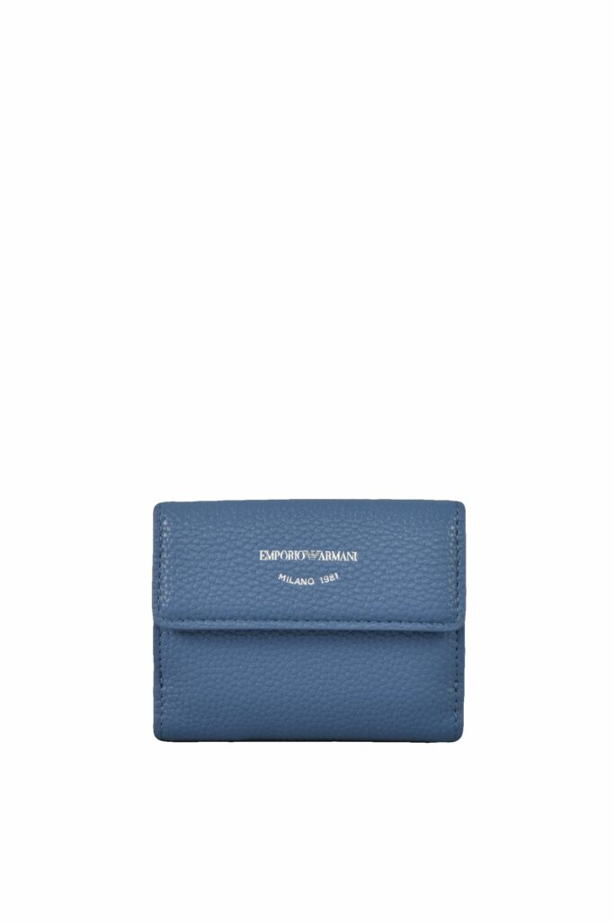 Portafoglio grande Emporio Armani  Blu