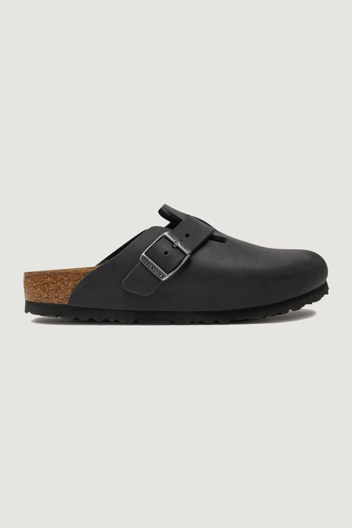 Sabot BIRKENSTOCK boston – imballo originale danneggiato – prodotto integro Nero