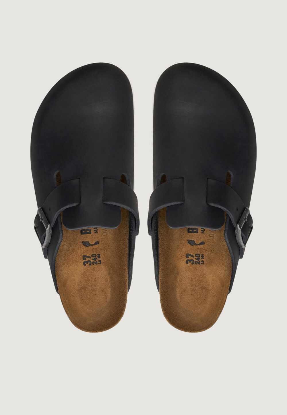 Sabot BIRKENSTOCK boston - imballo originale danneggiato - prodotto integro Nero - Foto 3