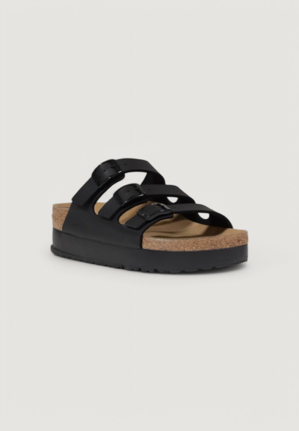 Sandali BIRKENSTOCK florida platf - imballo originale danneggiato - prodotto integro Nero - Foto 2