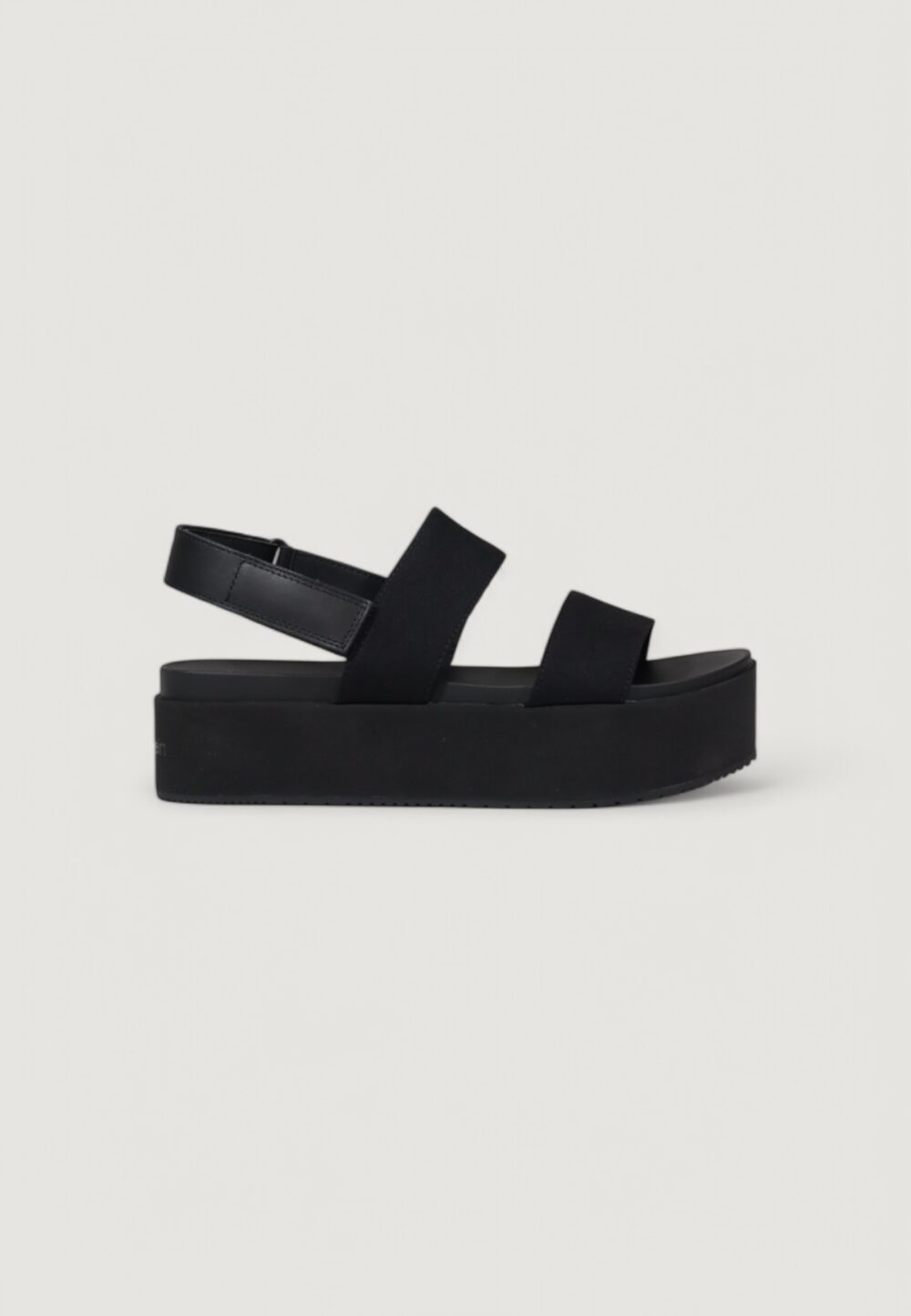Sandali Calvin Klein Jeans flatform slin Nero - Foto 1