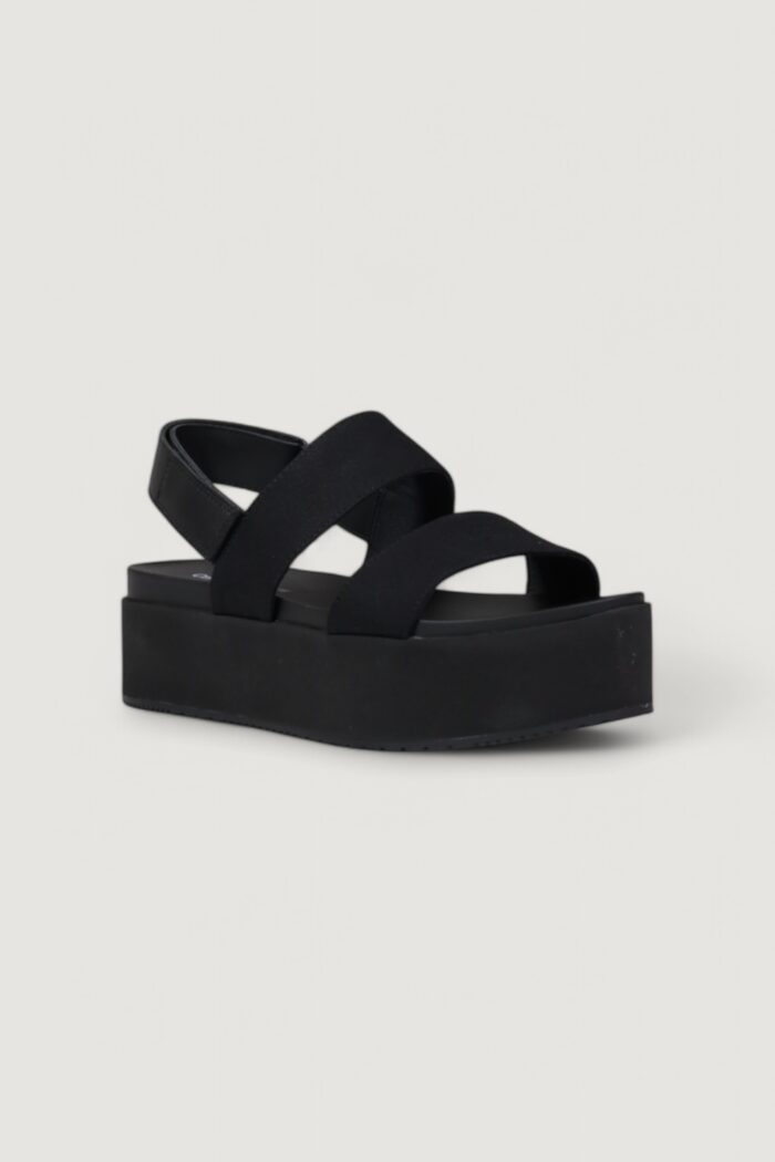Sandali Calvin Klein Jeans flatform slin Nero