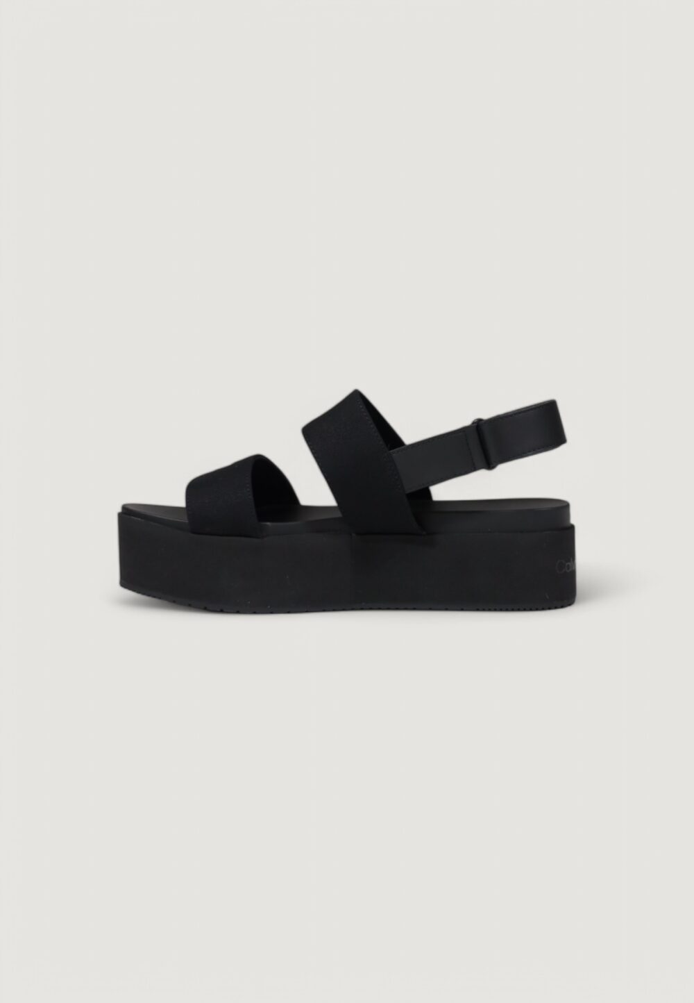 Sandali Calvin Klein Jeans flatform slin Nero - Foto 3