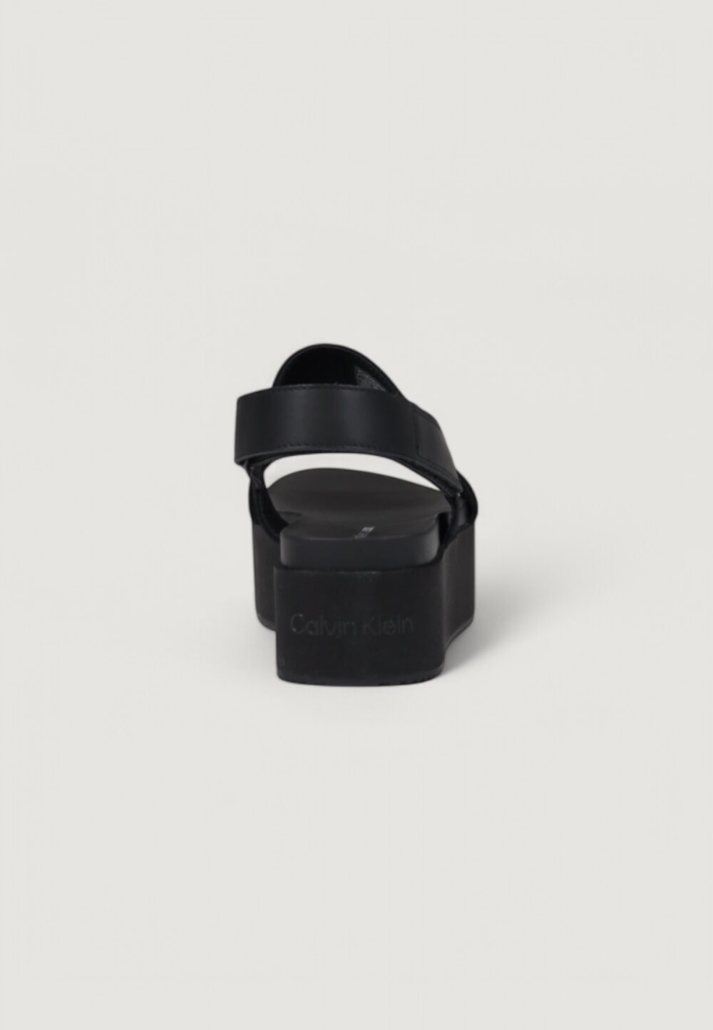 Sandali Calvin Klein Jeans flatform slin Nero - Foto 4