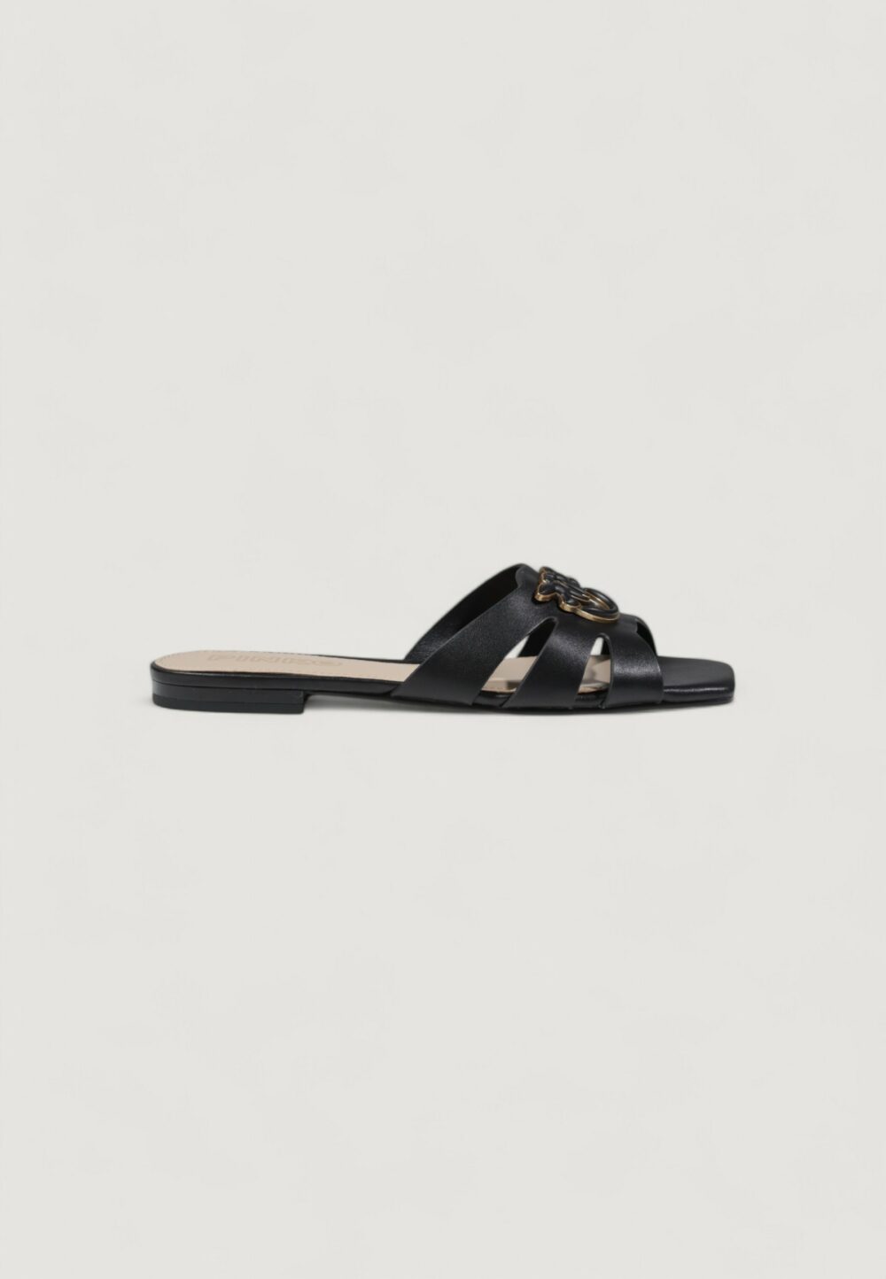 Sandali Pinko marli 09 - slipper nappa Nero - Foto 1