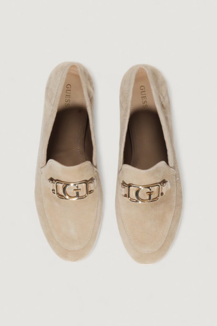 Scarpe basse Guess martynas – imballo originale danneggiato – prodotto integro Beige