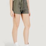 Shorts Only onlaris life hw belt shorts cc wvn Verde Oliva - Foto 1