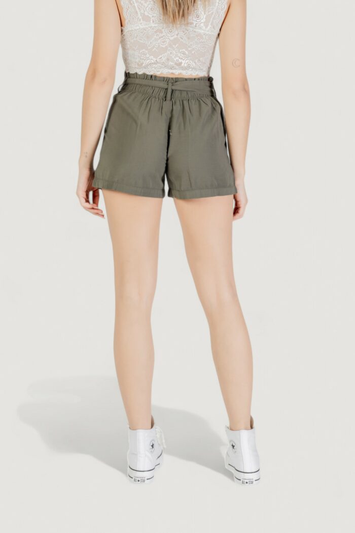 Shorts Only onlaris life hw belt shorts cc wvn Verde Oliva