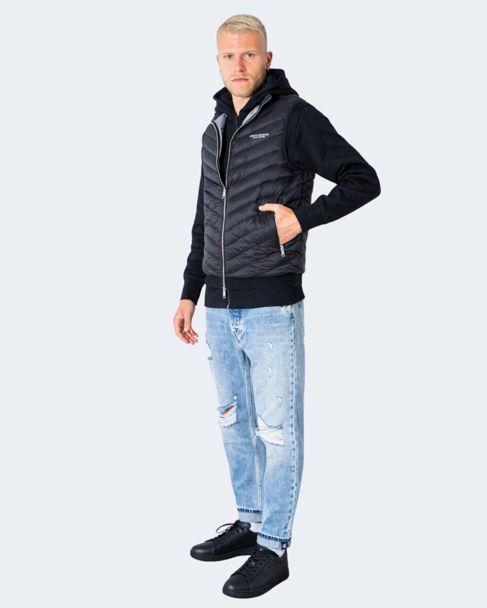 Smanicato Armani Exchange Nero - Foto 2