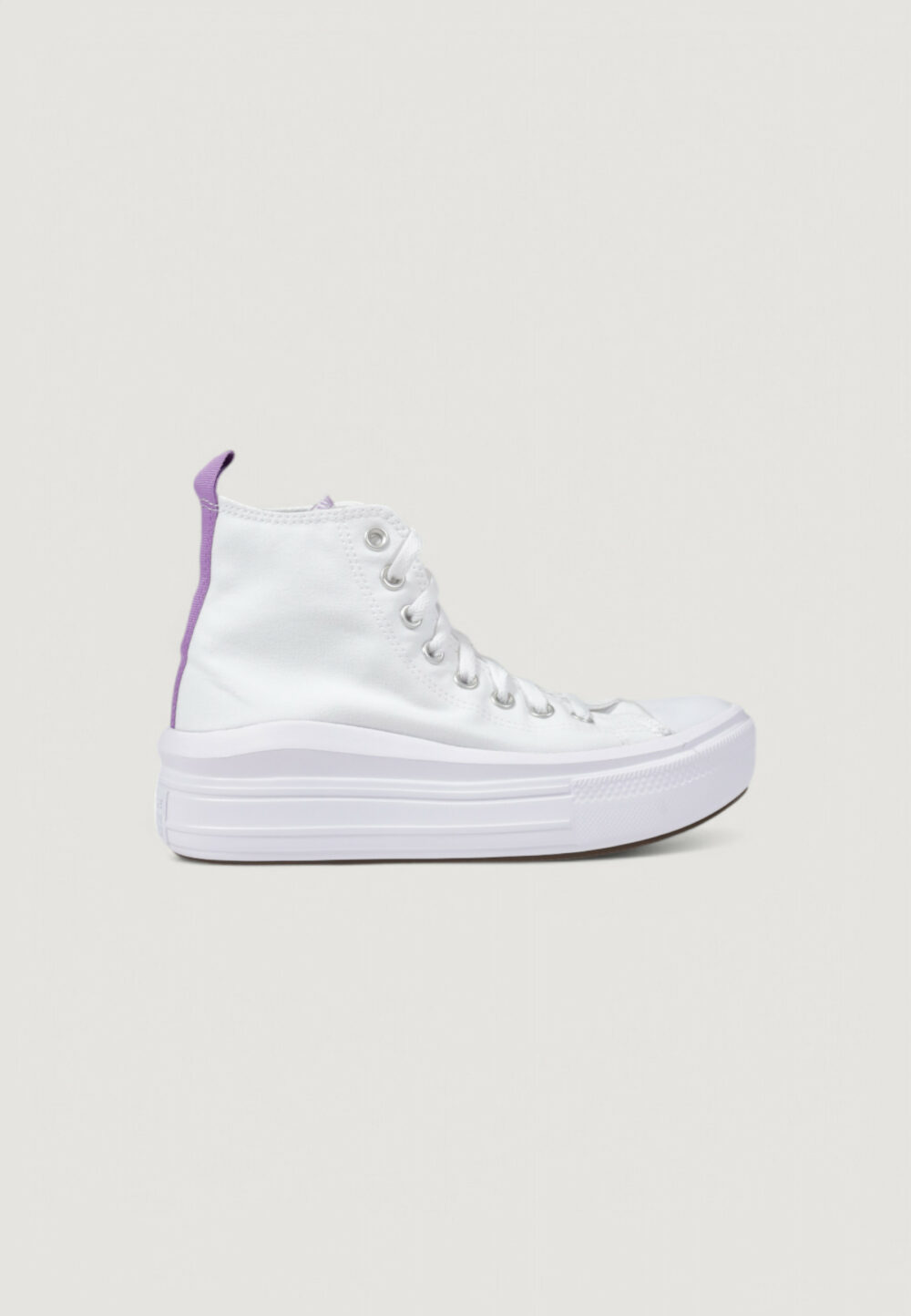 Sneakers Converse chuck taylor all star move Bianco - Viola - Foto 1