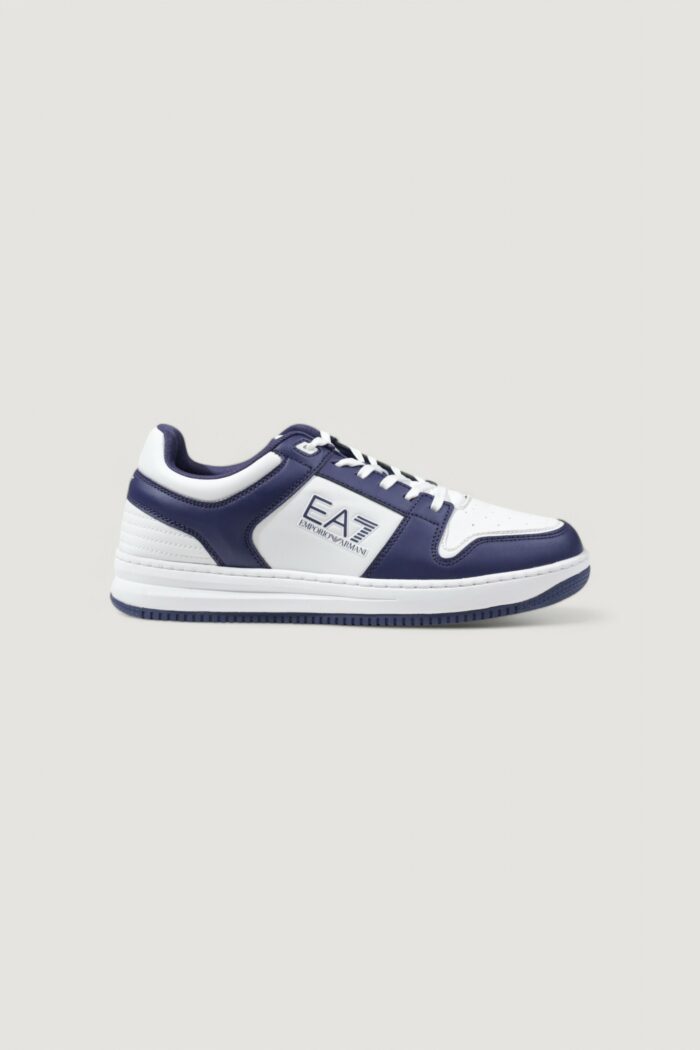 Sneakers EA7 imballo originale danneggiato – prodotto integro Blu
