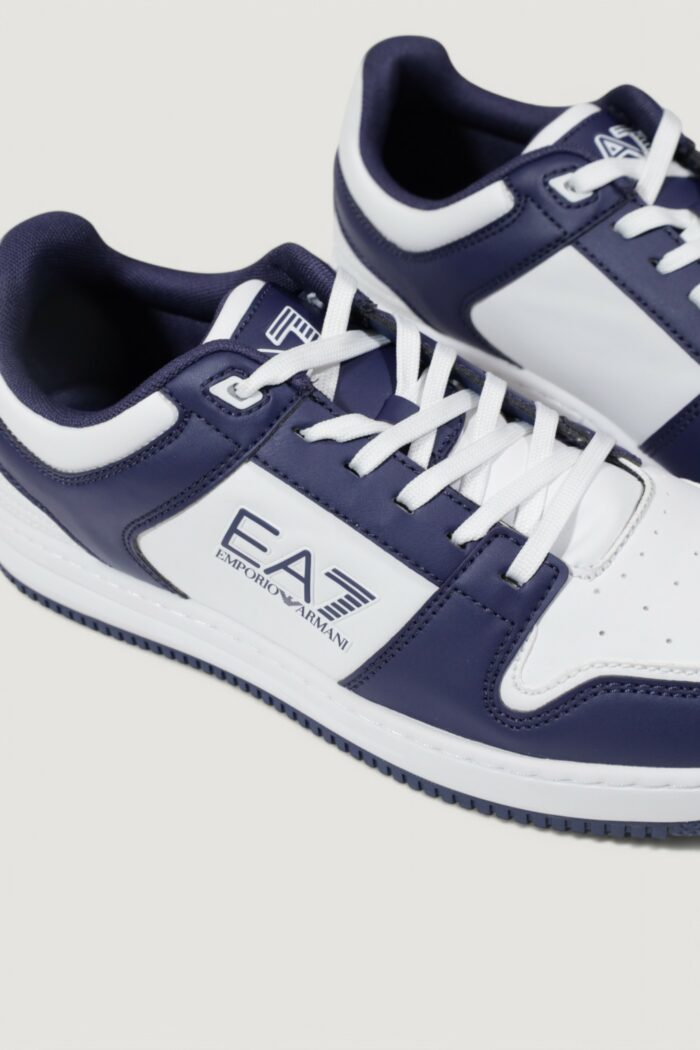 Sneakers EA7 imballo originale danneggiato – prodotto integro Blu