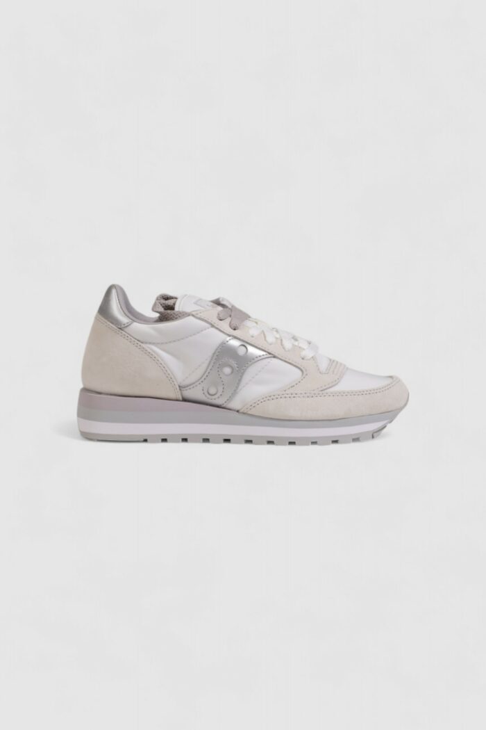 Sneakers Saucony jazz triple – imballo originale danneggiato – prodotto integro Bianco