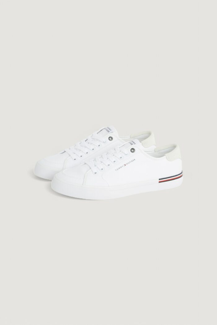 Sneakers Tommy Hilfiger core corporate vulcano Bianco