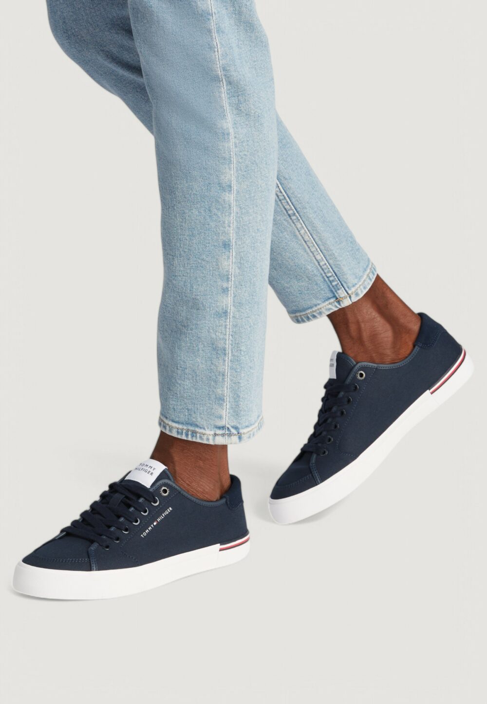 Sneakers Tommy Hilfiger core corporate vulcano Blu - Foto 1