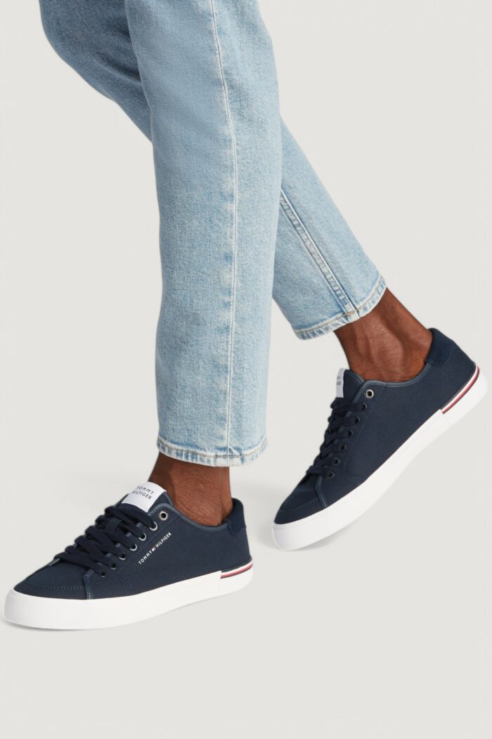 Sneakers Tommy Hilfiger core corporate vulcano Blu