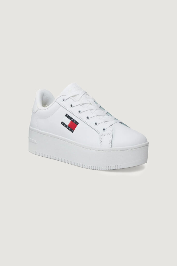 Sneakers Tommy Hilfiger Jeans imballo originale danneggiato – prodotto integro Bianco