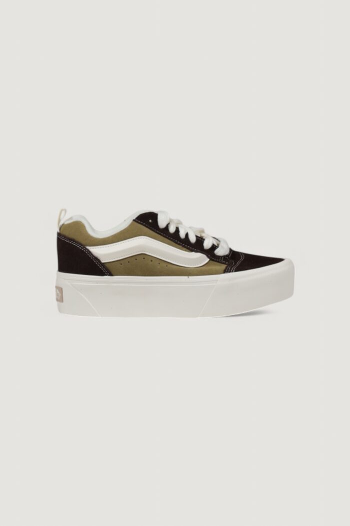Sneakers Vans knu stack – imballo originale danneggiato – prodotto integro Verde Oliva