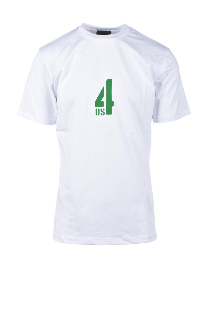 T-shirt 4US CESARE PACIOTTI  Bianco