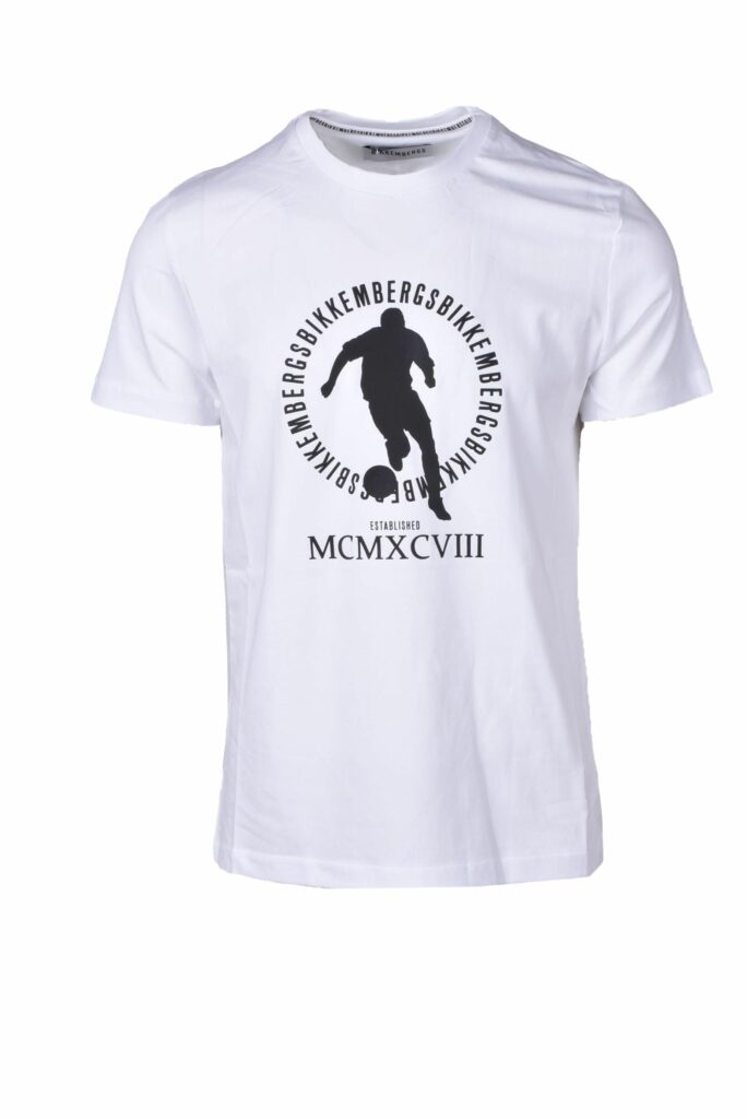 T-shirt BIKKEMBERGS  Bianco