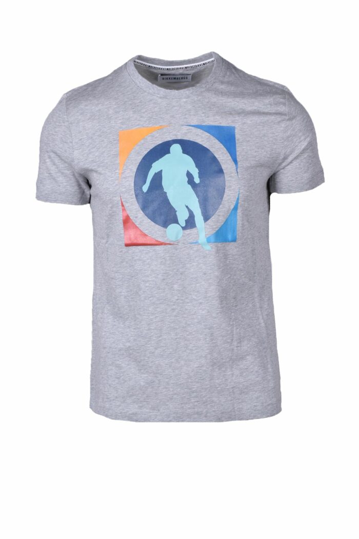 T-shirt BIKKEMBERGS  Grigio