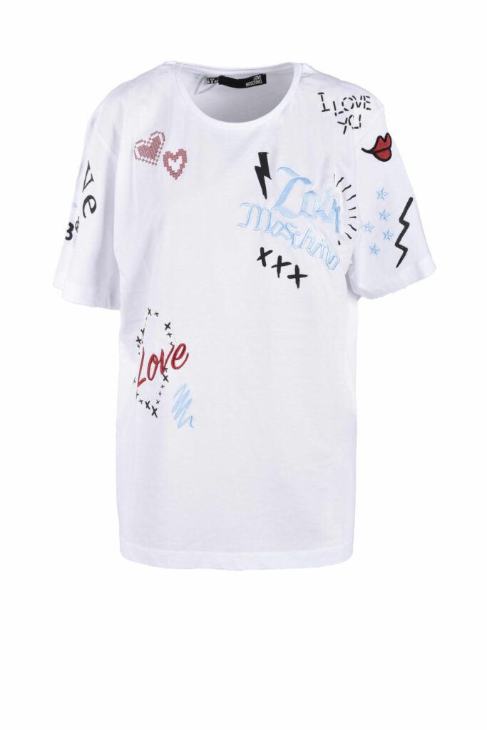 T-shirt Love Moschino  Bianco