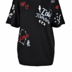 T-shirt Love Moschino Nero - Foto 1