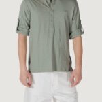 T-shirt Antony Morato regular fit with embroidered logo Verde - Foto 1