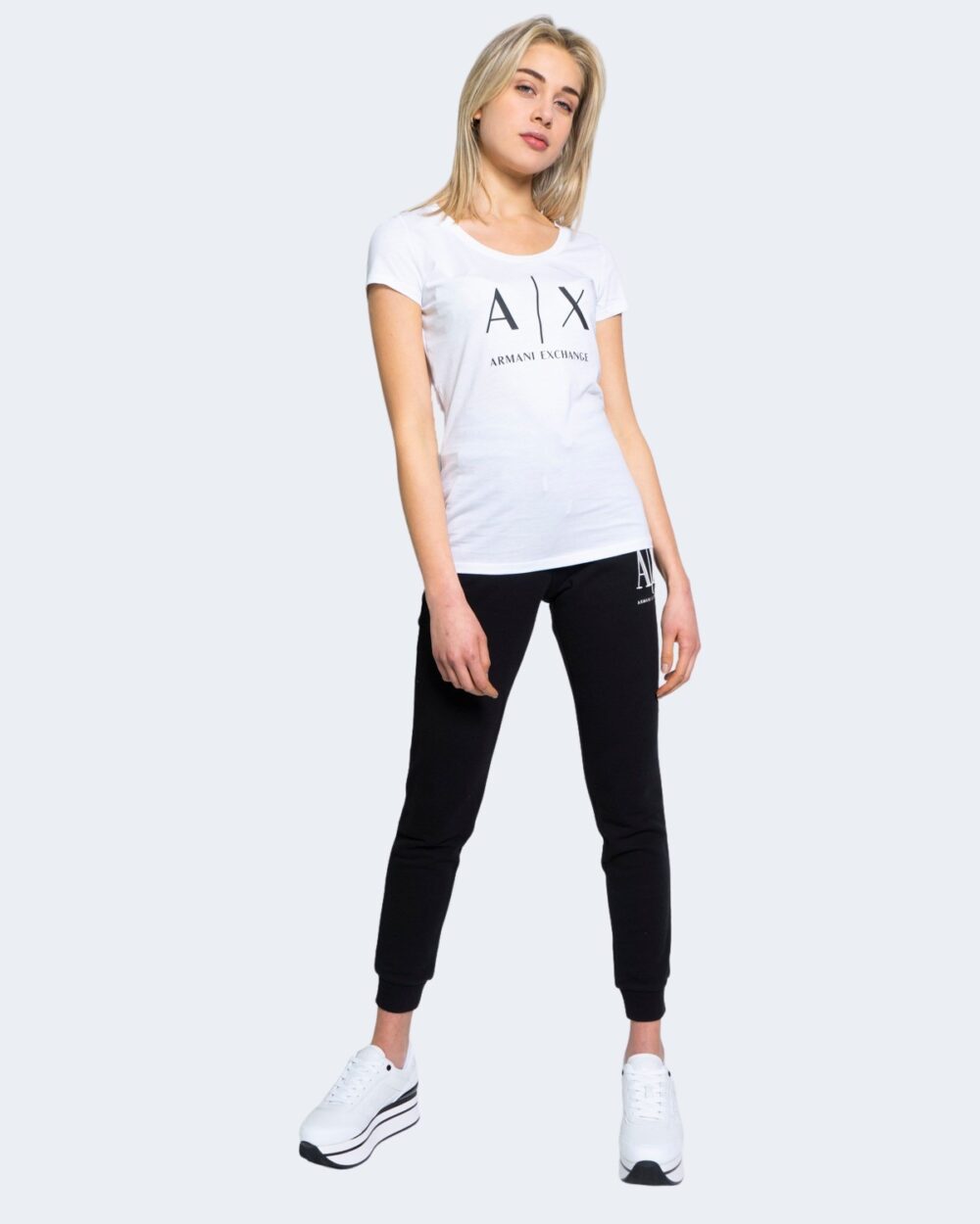T-shirt Armani Exchange Bianco - Foto 1